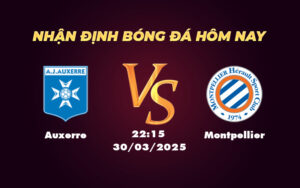 auxerre montpellier 30 03 ligue 1