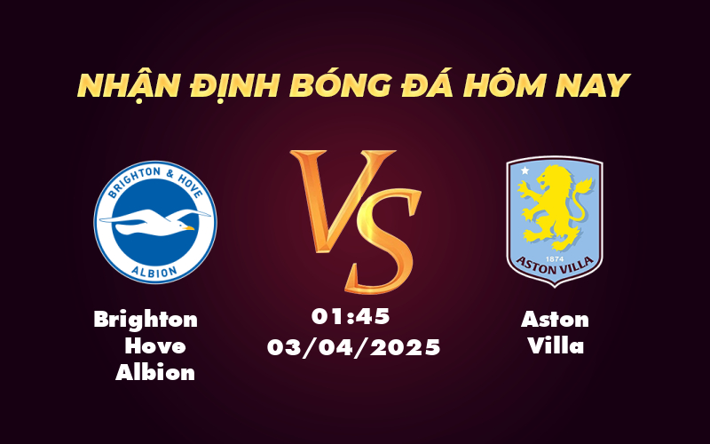 brighton hove albion aston villa 03 04 ngoai hang anh