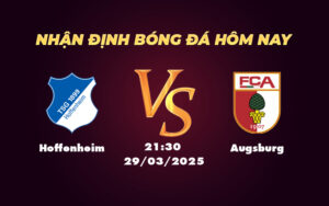 hoffenheim augsburg 29 03 bundesliga
