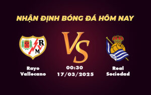 rayo vallecano real sociedad 17 03 la liga