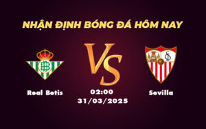 real betis sevilla 31 03 la liga